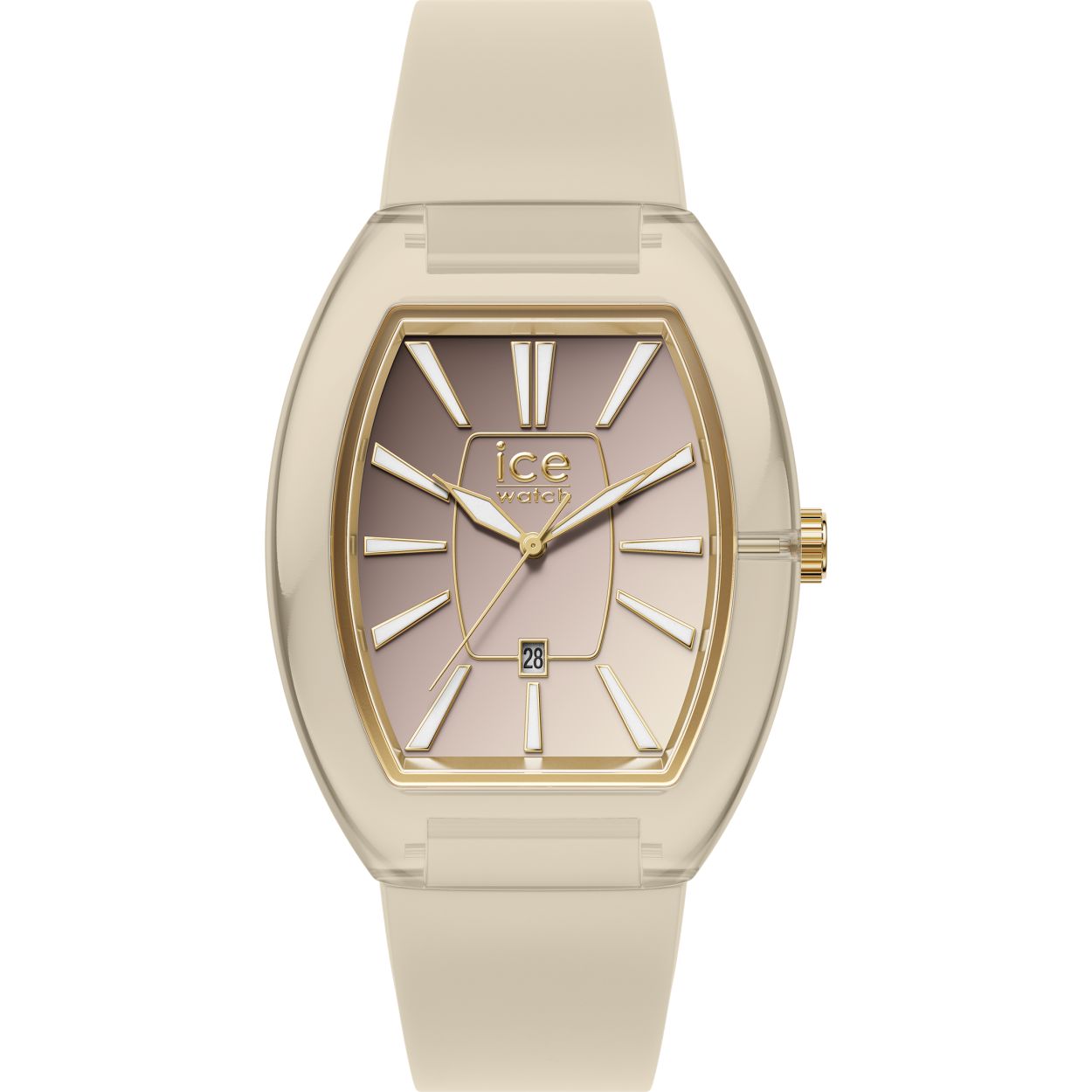Ice Watch horloge model boliday - Dome - Almond skin sunset - Small - 3H+D