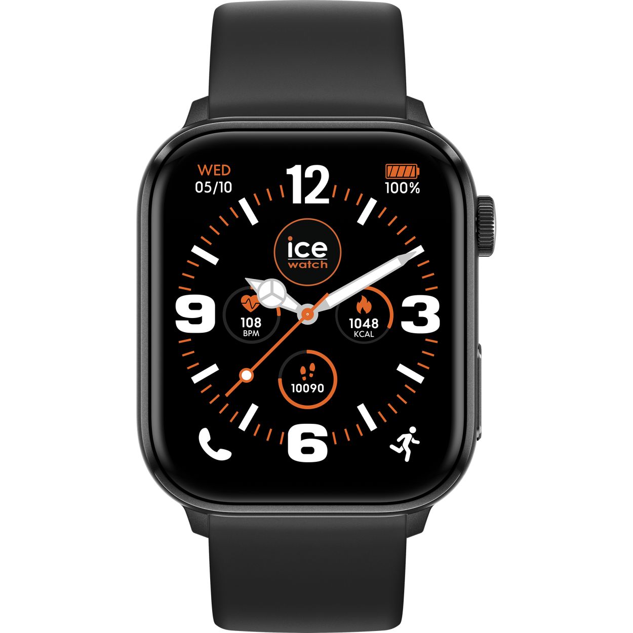 ICE-WATCH SMARTWATCH 1.78 AMOLED / 3.0 GPS UNISEX 024299
ICE smart 3.0 - Black - 1.78 AMOLED - GPS
Black

Ontdek de nieuwste toevoeging aan het Ice-Watch connected assortiment: de ICE smart 3.0. Het heeft een modern ontwerp met een compacter 1,78 AMOLED-scherm, dat comfort, leesbaarheid en helderheid garandeert! Er zijn een aantal extra functies toegevoegd aan de vorige versie, waaronder GPS-integratie en compatibiliteit met de Strava-applicatie. Wat gezondheid betreft, houdt het nog steeds de essentiële monitoring bij. De ICE smart 3.0 biedt ook de functionaliteit ICE call (In Case of Emergency), waarmee je een van je contacten direct kunt bellen via noodoproepen.