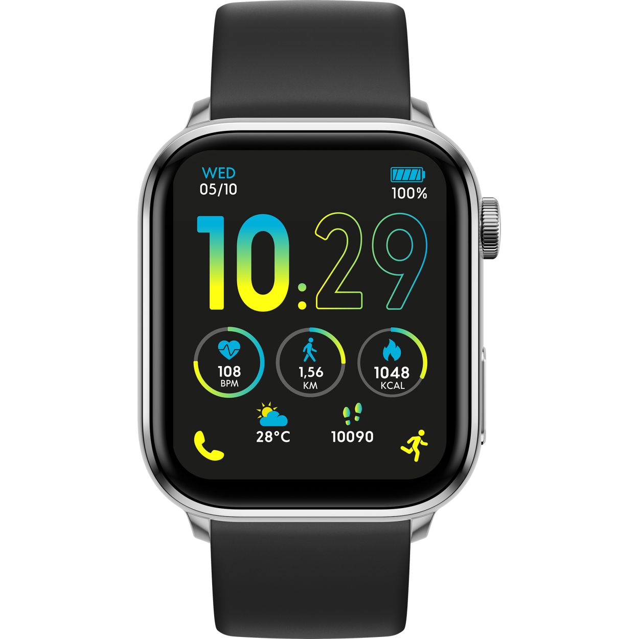 ICE-WATCH SMARTWATCH 3.0 / 1.78 AMOLED - GPS UNISEX 024301
ICE smart 3.0 - Silver - Black - 1.78 AMOLED - GPS
Silver Black

Ontdek de nieuwste toevoeging aan het Ice-Watch connected assortiment: de ICE smart 3.0. Het heeft een modern ontwerp met een compacter 1,78 AMOLED-scherm, dat comfort, leesbaarheid en helderheid garandeert! Er zijn een aantal extra functies toegevoegd aan de vorige versie, waaronder GPS-integratie en compatibiliteit met de Strava-applicatie. Wat gezondheid betreft, houdt het nog steeds de essentiële monitoring bij. De ICE smart 3.0 biedt ook de functionaliteit ICE call (In Case of Emergency), waarmee je een van je contacten direct kunt bellen via noodoproepen.