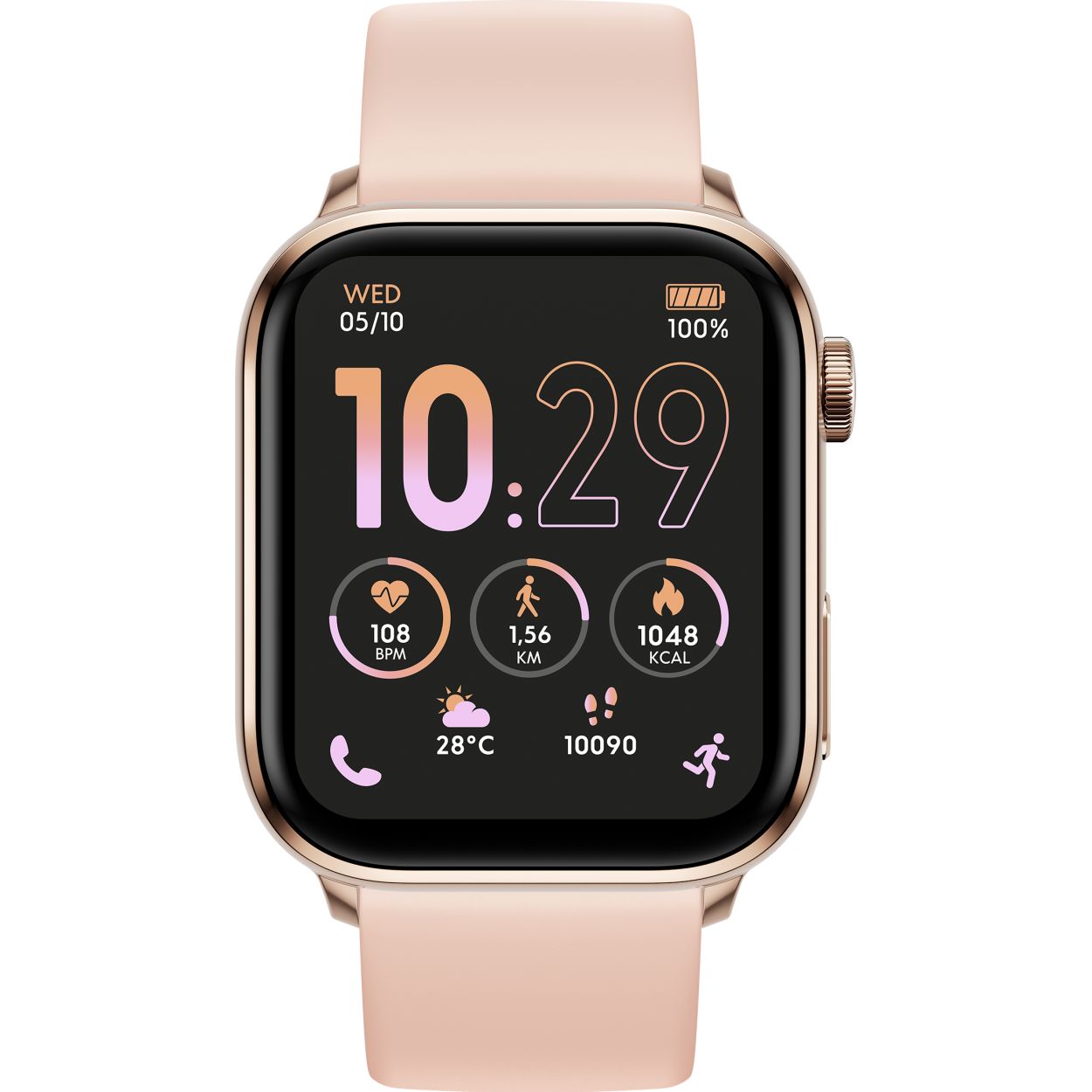 ICE smart 3.0 - Rose gold - Nude - 1.78 AMOLED - GPS
Rose-Gold Nude

Ontdek de nieuwste toevoeging aan het Ice-Watch connected assortiment: de ICE smart 3.0. Het heeft een modern ontwerp met een compacter 1,78 AMOLED-scherm, dat comfort, leesbaarheid en helderheid garandeert! Er zijn een aantal extra functies toegevoegd aan de vorige versie, waaronder GPS-integratie en compatibiliteit met de Strava-applicatie. Wat gezondheid betreft, houdt het nog steeds de essentiële monitoring bij. De ICE smart 3.0 biedt ook de functionaliteit ICE call (In Case of Emergency), waarmee je een van je contacten direct kunt bellen via noodoproepen.