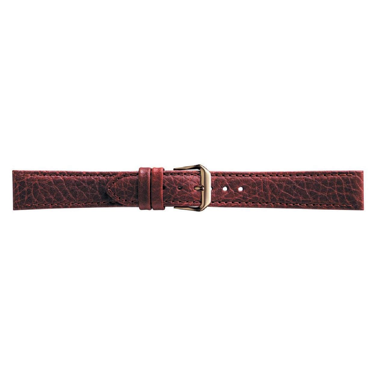 Een mooie horlogeband van het merk Condor gemaakt van leer. De kleur van deze horlogeband is bruin. De breedte is 18mm.