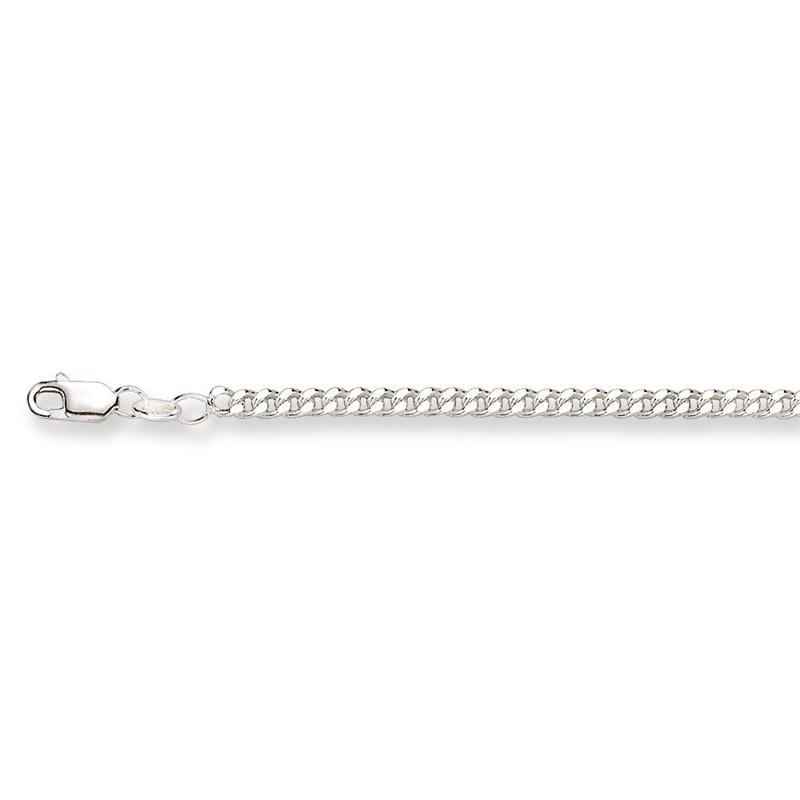Zilver gourmet collier 60 cm / 3,2mm