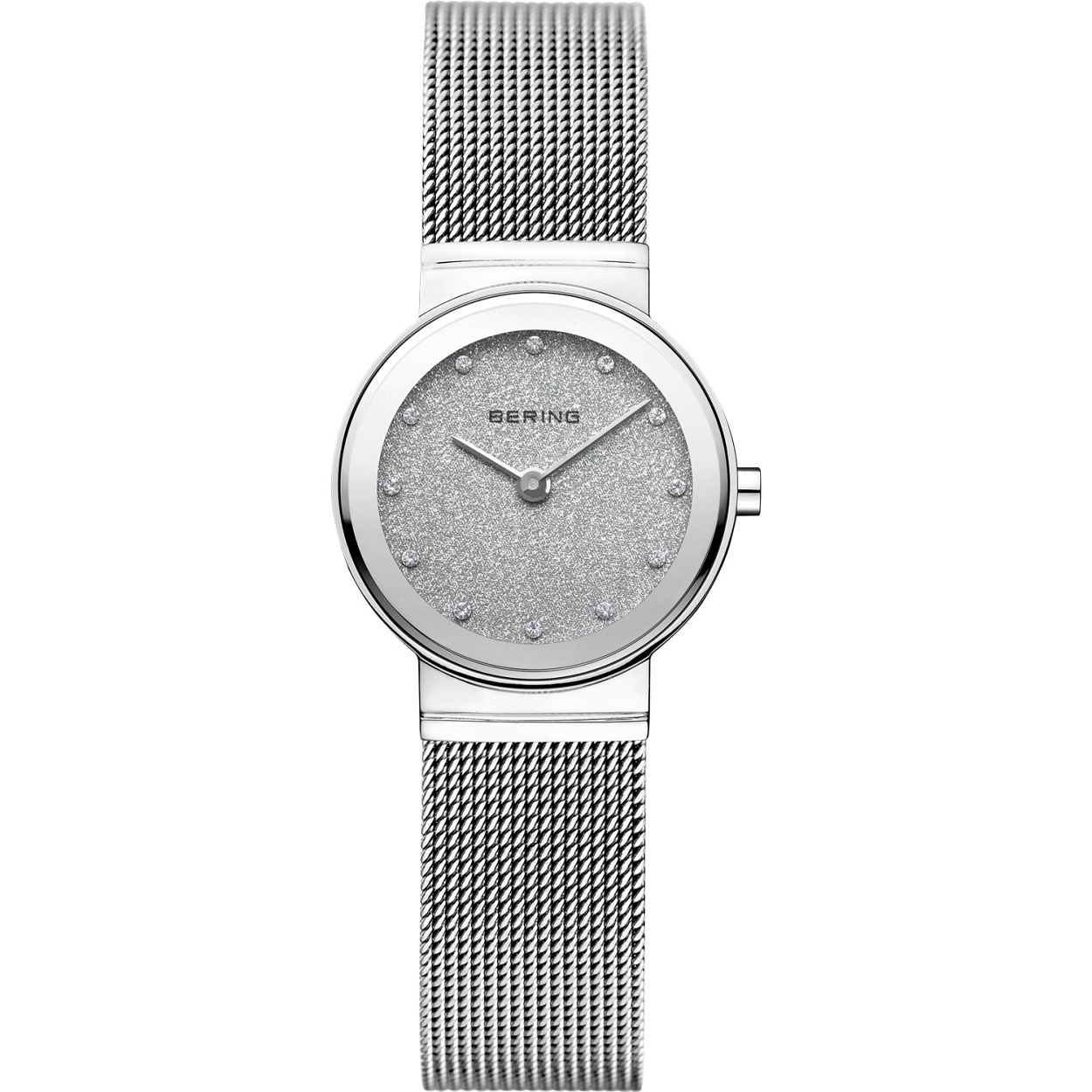 Dit Bering horloge heeft een prachtige klassieke uitstraling. Het horloge is gemaakt van edelstaal en wordt gedragen door dames.