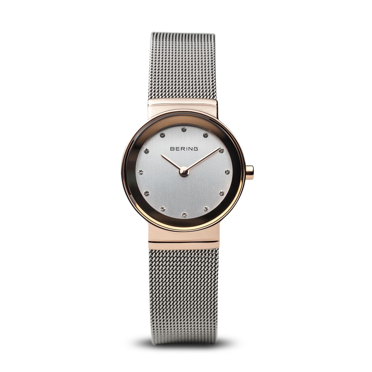 Dit Bering horloge heeft een prachtige klassieke uitstraling. Het horloge is gemaakt van edelstaal en wordt gedragen door dames.