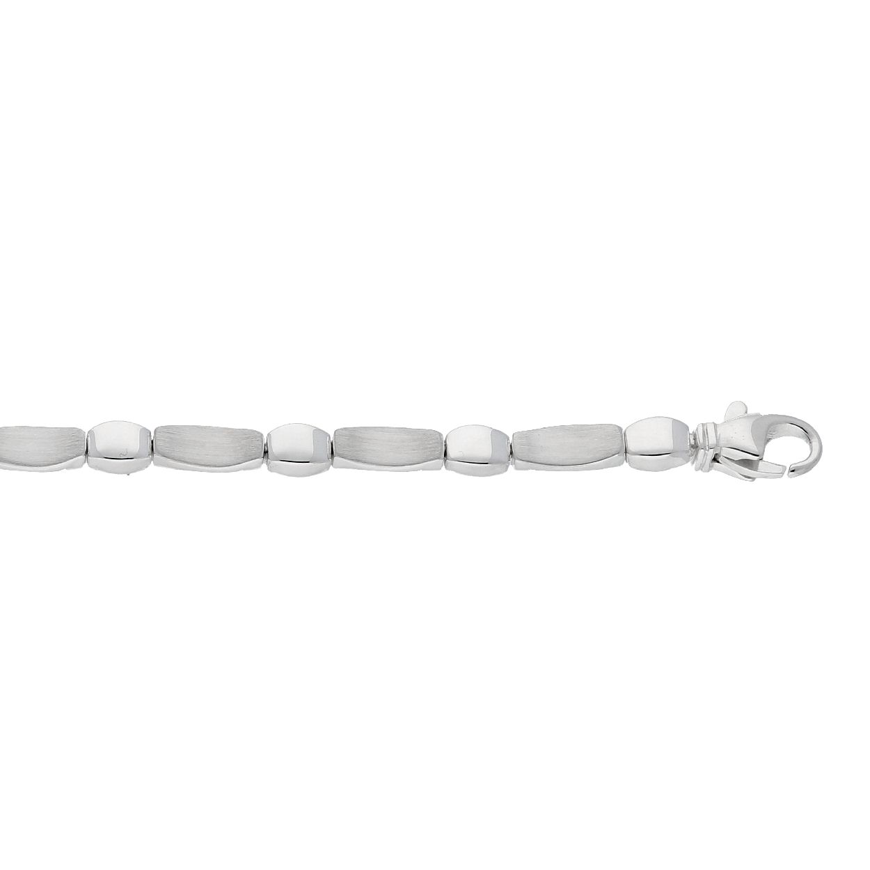 Deze armband is van het merk van Leeuwen. Het is een damessieraad gemaakt van zilver. De armband is zilverkleurig van kleur.
De verdere specificaties van de armband zijn als volgt:
Soort bewerking: gematteerd
Lengte: 19
Steensoort: Geen edelsteen
Steenkleur: Geen steen