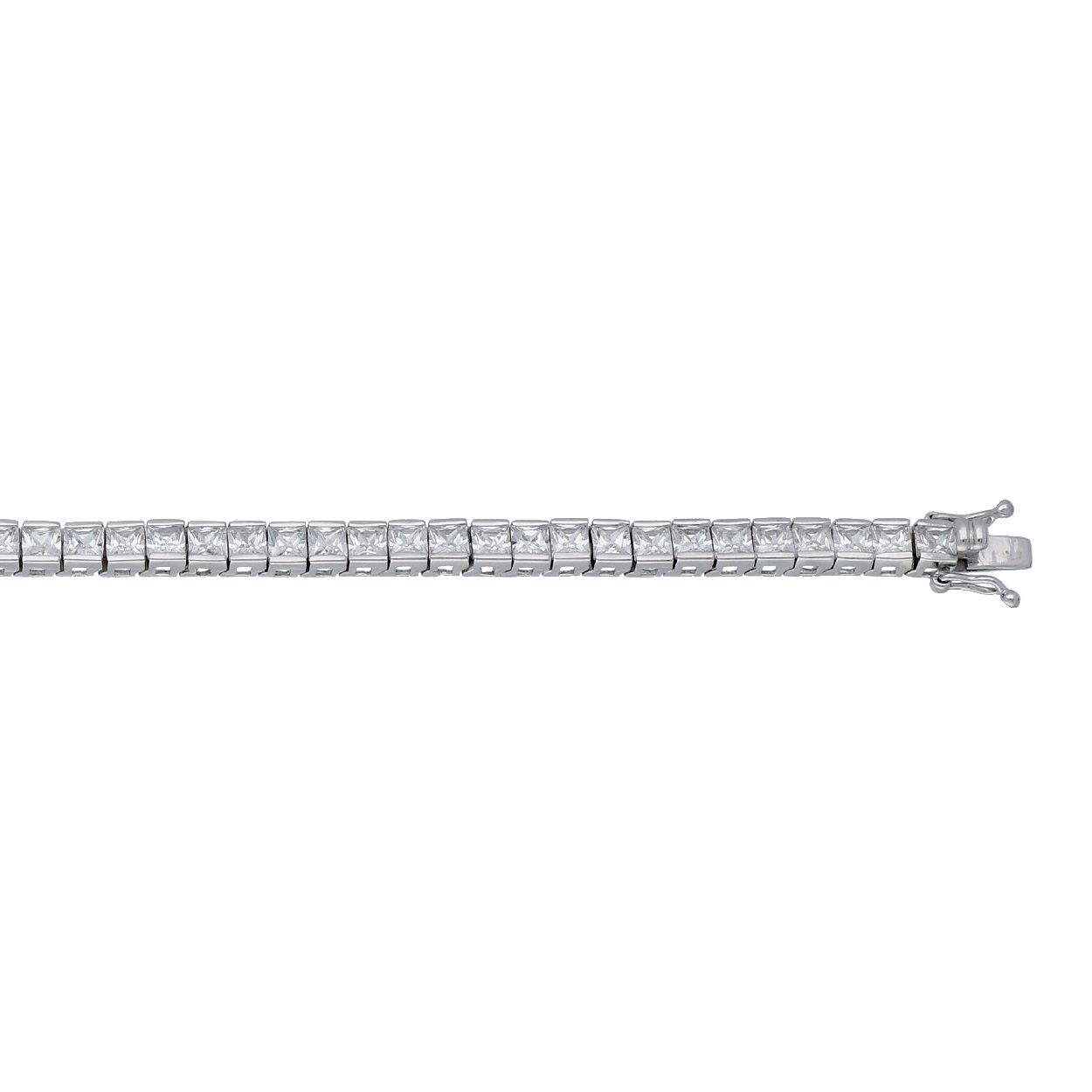 Deze armband is van het merk van Leeuwen. Het is een damessieraad gemaakt van zilver. De armband is zilverkleurig van kleur.
De verdere specificaties van de armband zijn als volgt:
Soort bewerking: gerhodineerd
Lengte: 19
Steensoort: Zirkonia
Steenkleur: Wit