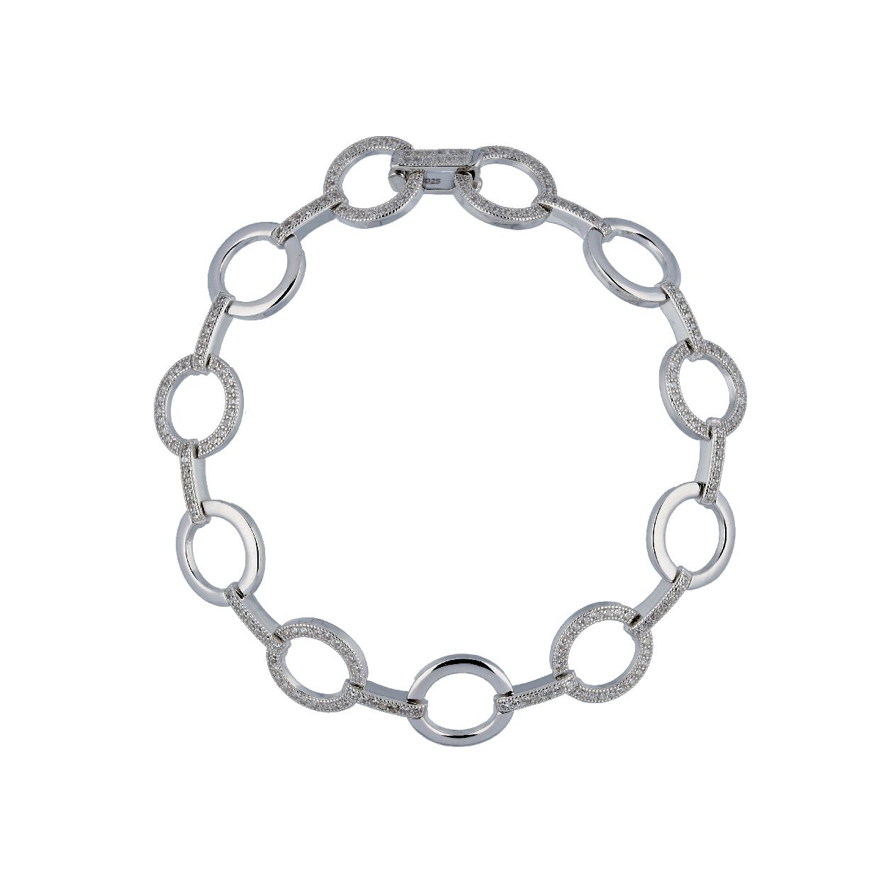 Deze armband is van het merk van Leeuwen. Het is een damessieraad gemaakt van zilver. De armband is zilverkleurig van kleur.
De verdere specificaties van de armband zijn als volgt:
Soort bewerking: gerhodineerd
Lengte: 18
Steensoort: Zirkonia
Steenkleur: Transparant
