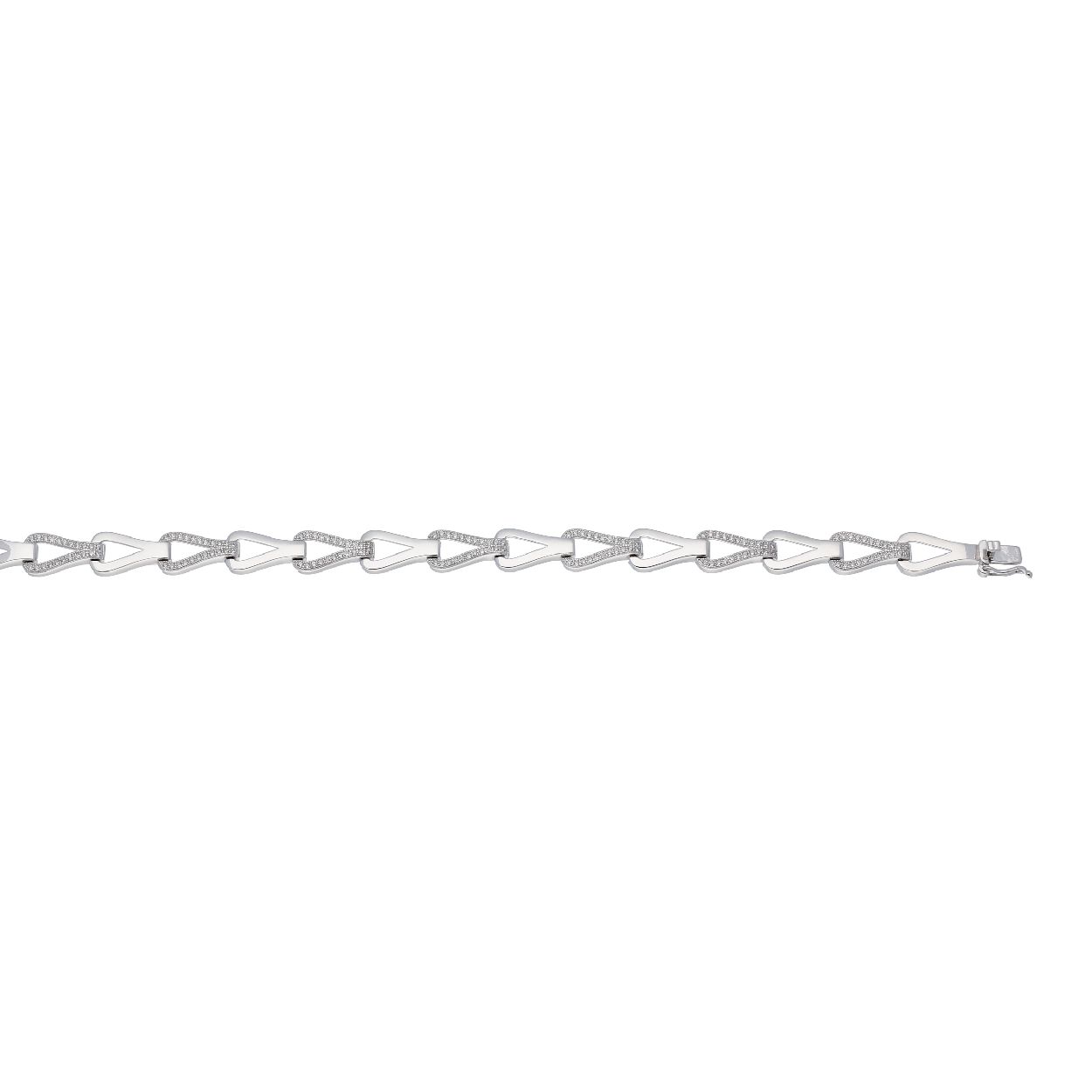 Deze armband is van het merk van Leeuwen. Het is een damessieraad gemaakt van zilver. De armband is zilverkleurig van kleur.
De verdere specificaties van de armband zijn als volgt:
Soort bewerking: gerhodineerd
Lengte: 18
Steensoort: Zirkonia
Steenkleur: Transparant
