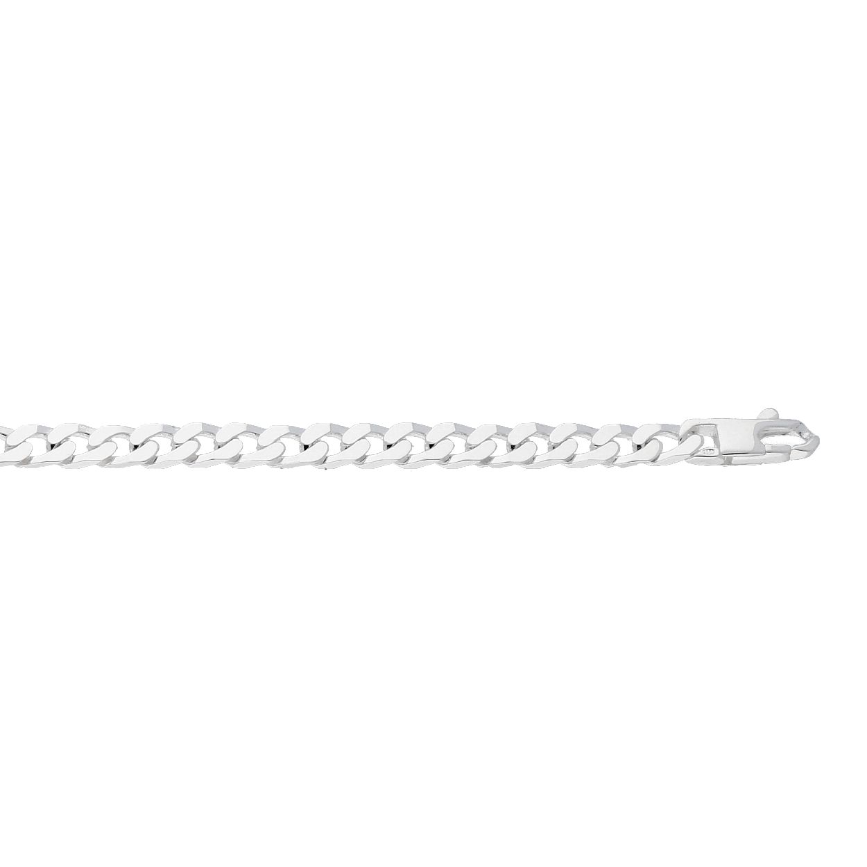 zilveren Schakelarmband Gourmet 5mm 19cm