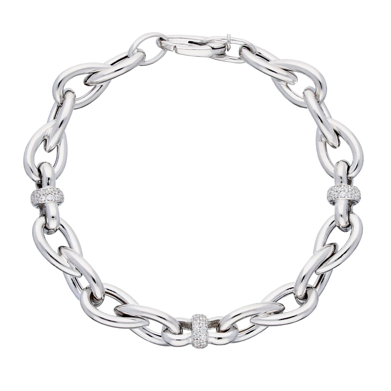 Deze armband is van het merk van Leeuwen. Het is een damessieraad gemaakt van zilver. De armband is zilverkleurig van kleur.
