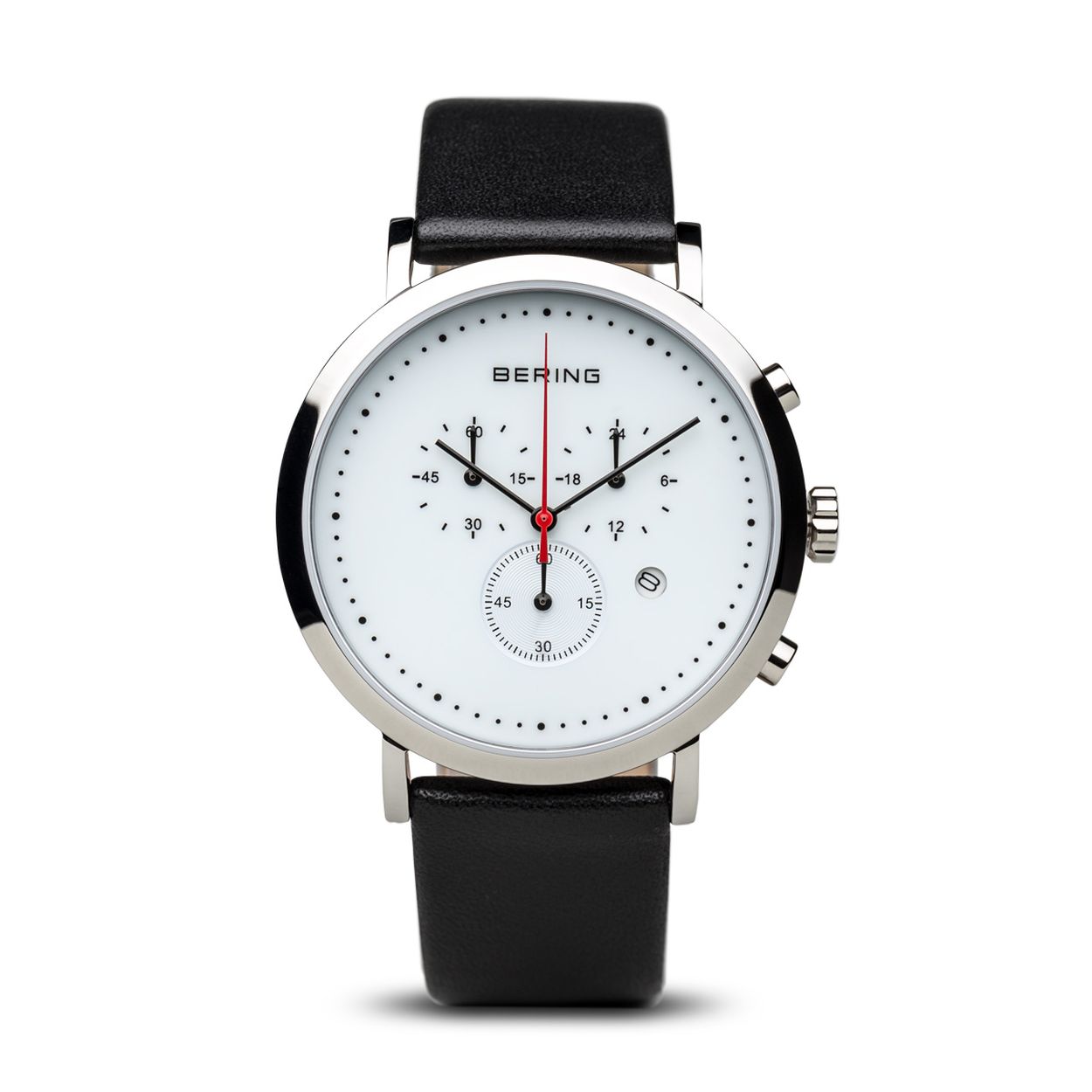 Dit Bering horloge heeft een prachtige klassieke uitstraling. Het horloge is gemaakt van edelstaal en wordt gedragen door dames en heren.