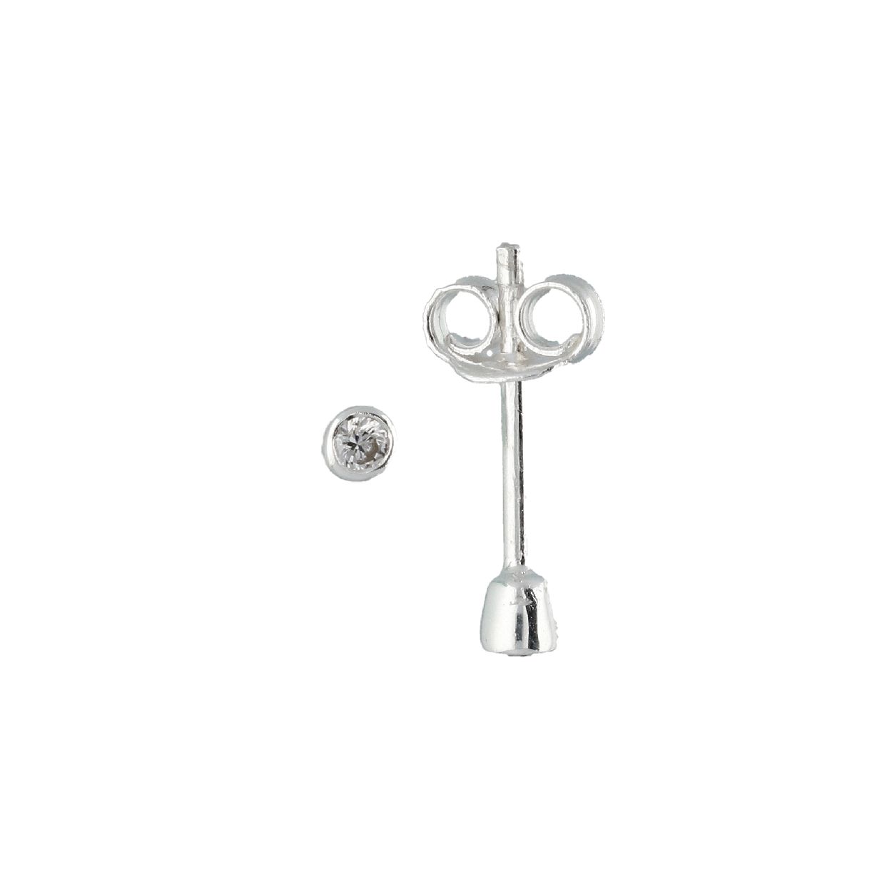 GLOW - 106.0270.02 - Oorstekers - Zilver - Zirkonia