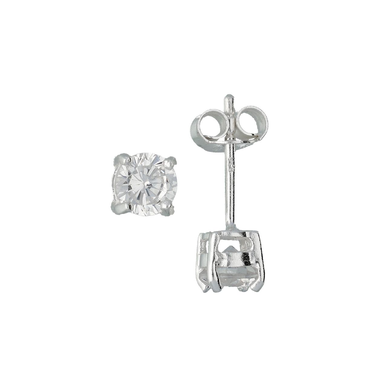 GLOW - 106.0283.05 - Oorstekers - Zilver - Zirkonia