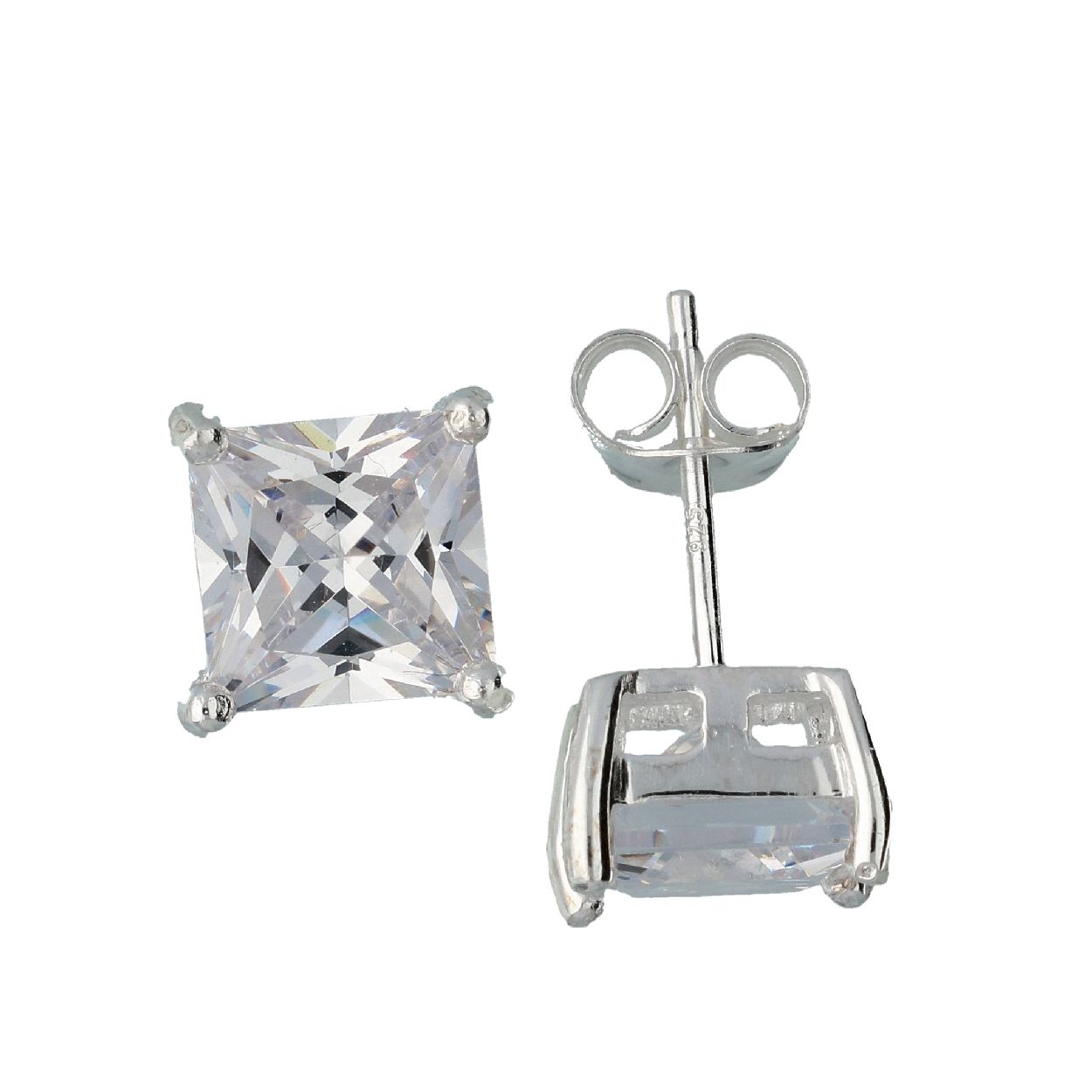 GLOW - 106.0288.08 - Oorstekers - Zilver - Zirkonia