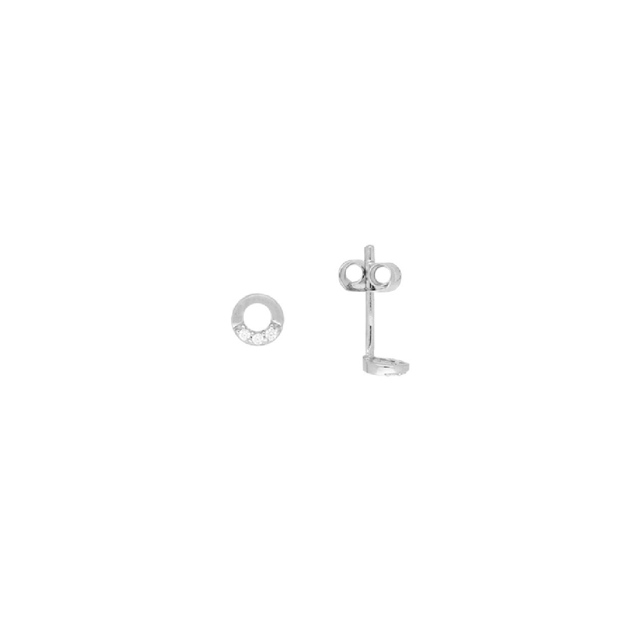 GLOW - 106.1057.00 - Oorstekers - Zilver - Zirkonia