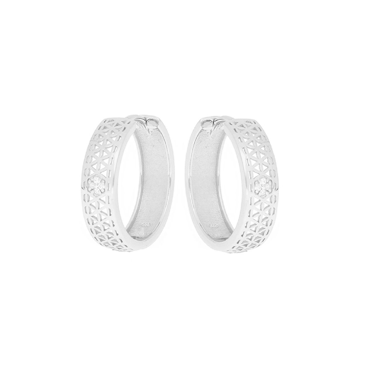 Zilver (925): Gerhodineerd
Lengte: 20
Steensoort: zirkonia
Steenkleur: Transparant