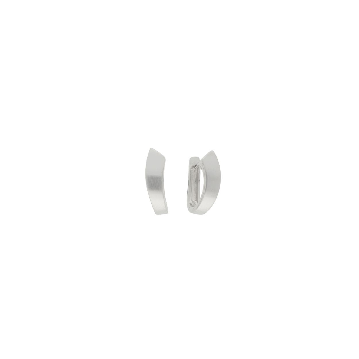 GLOW - 107.6288.00 - Oorringen met klapsluiting - Zilver