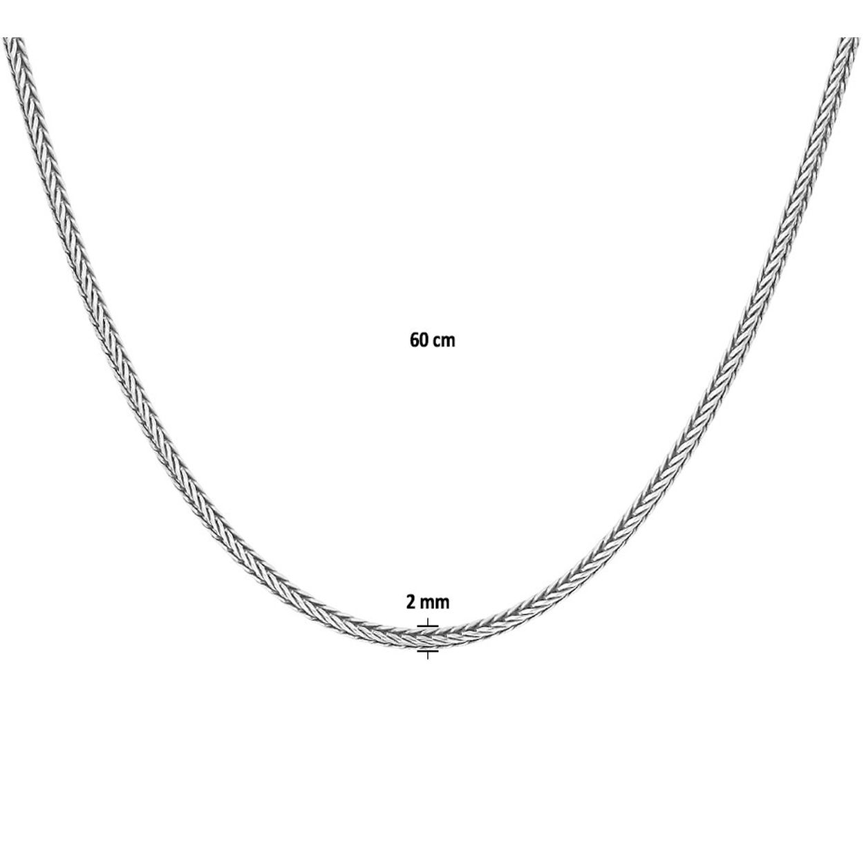 Breedte: 2 mm
Langste lengte: 60 cm