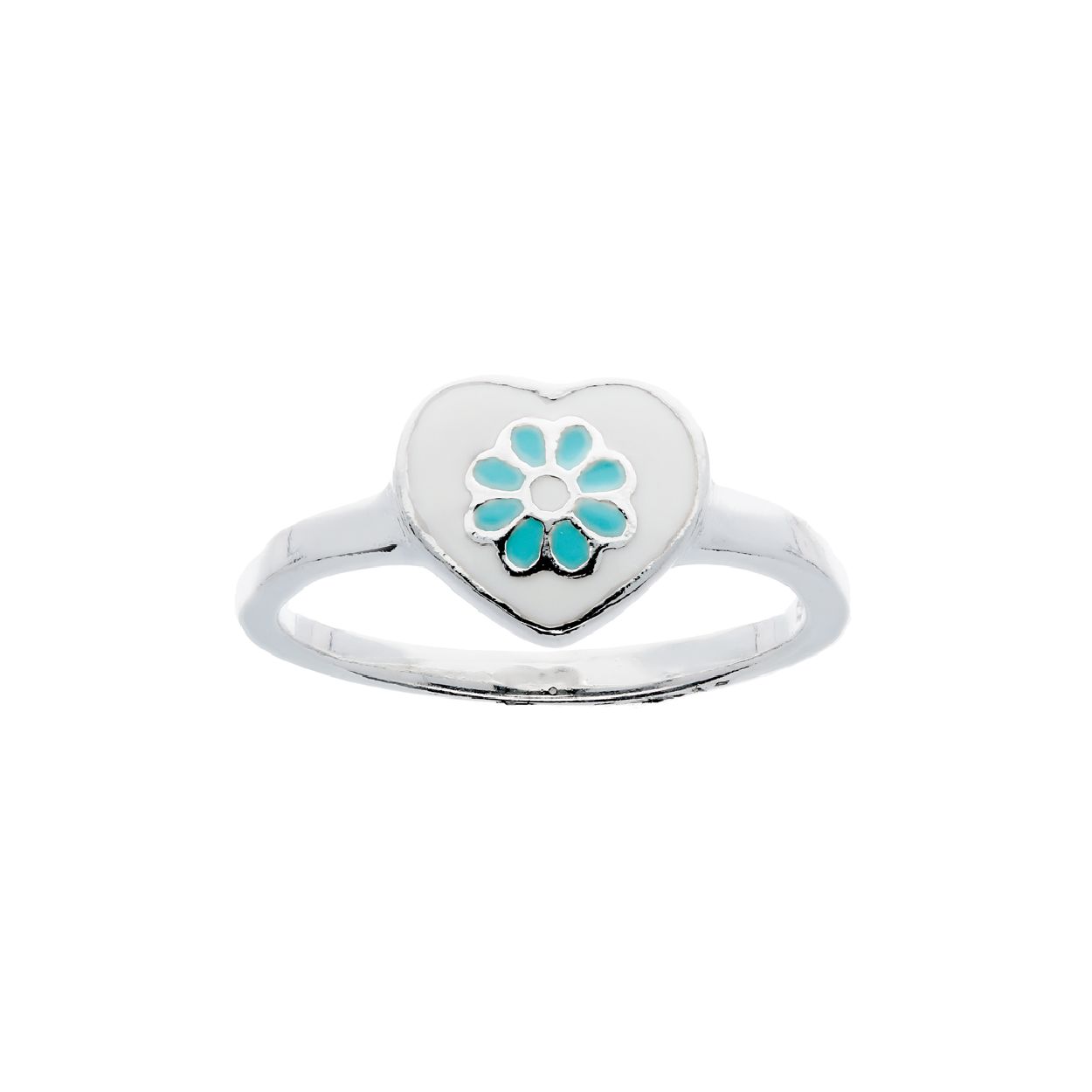 Van deze 925 sterling zilveren ring uit de Lilly collectie krijg je spontaan een glimlach op je gezicht. Het hartje is voorzien van een laagje wit emaille. In het witte gedeelte zit een blauw bloemetje verwerkt. Tip: is de ring nog te groot voor om de ringvinger? Draag de ring dan eerst om de middelvinger. De kids groeien zo snel dat de ring vanzelf om de ringvinger past.
 
Lilly - kinder sieraden 
Meisjes zijn nieuwsgierig, een tikkeltje eigenwijs en hebben vaak op jonge leeftijd al een eigen stijl. LillyAs sieradencollectie biedt kindersieraden voor de allerkleinsten, maar ook voor grote stoere meiden! LillyAs sieraden zien er fantastisch uit en zijn sterk genoeg voor ieder avontuur! Met de nieuwe collectie van Lilly valt eindeloos te fantaseren en combineren. Oorbelletjes met de vrolijkste kleuren en kettinkjes met alpacaAs of spetterende glitters!
  
  Specificaties
  - 111.4033.44
  - Ring
  - 925 Sterling Zilver
  - 14.00 mm / maat 44