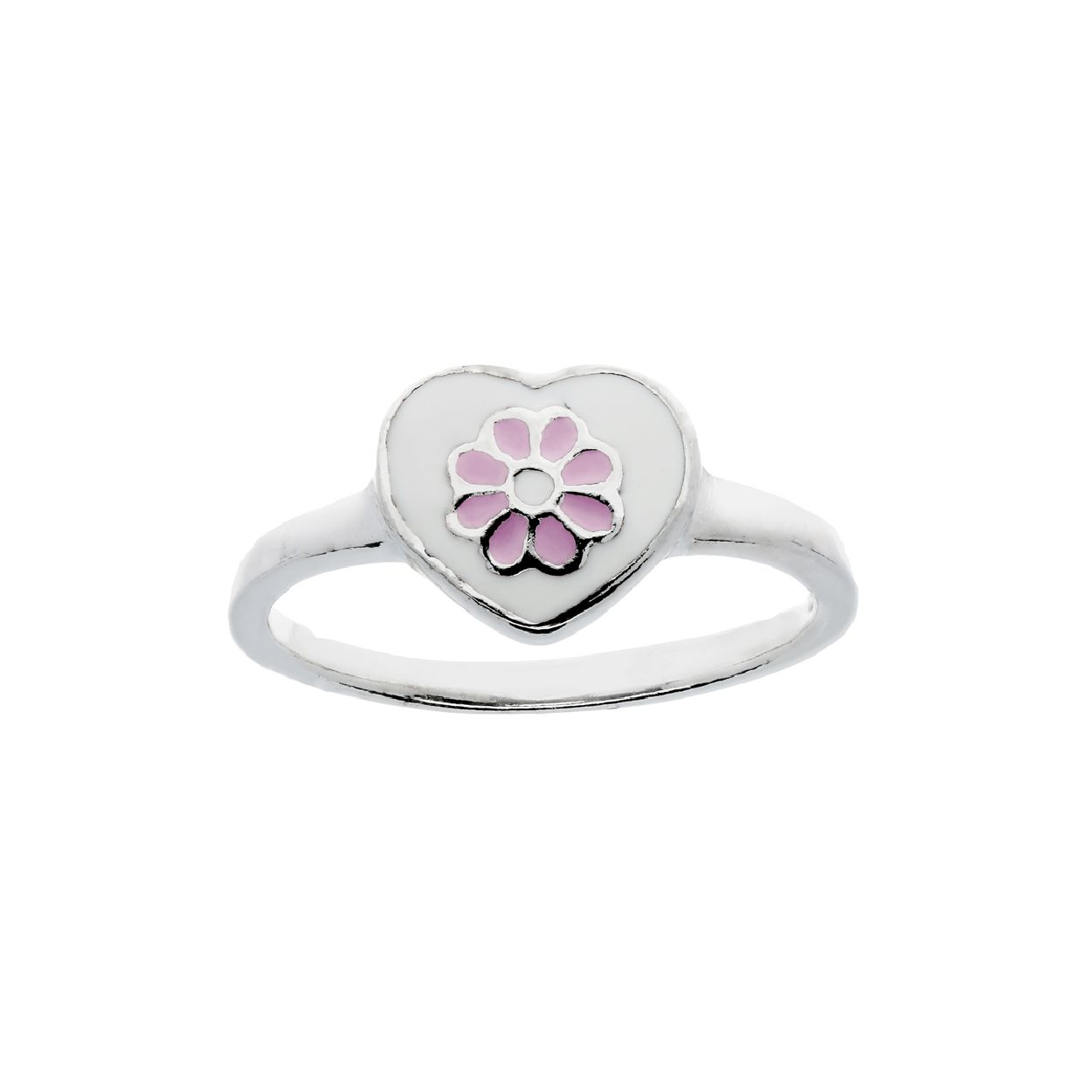 Van deze 925 sterling zilveren ring uit de Lilly collectie krijg je spontaan een glimlach op je gezicht. Het hartje is voorzien van een laagje wit emaille. In het witte gedeelte zit een roze bloemetje verwerkt. Tip: is de ring nog te groot voor om de ringvinger? Draag de ring dan eerst om de middelvinger. De kids groeien zo snel dat de ring vanzelf om de ringvinger past.
 
Lilly - kinder sieraden 
Meisjes zijn nieuwsgierig, een tikkeltje eigenwijs en hebben vaak op jonge leeftijd al een eigen stijl. LillyAs sieradencollectie biedt kindersieraden voor de allerkleinsten, maar ook voor grote stoere meiden! LillyAs sieraden zien er fantastisch uit en zijn sterk genoeg voor ieder avontuur! Met de nieuwe collectie van Lilly valt eindeloos te fantaseren en combineren. Oorbelletjes met de vrolijkste kleuren en kettinkjes met alpacaAs of spetterende glitters!
  
  Specificaties
  - 111.4034
  - Ring
  - 925 Sterling Zilver
  - 14.00 mm / maat 44