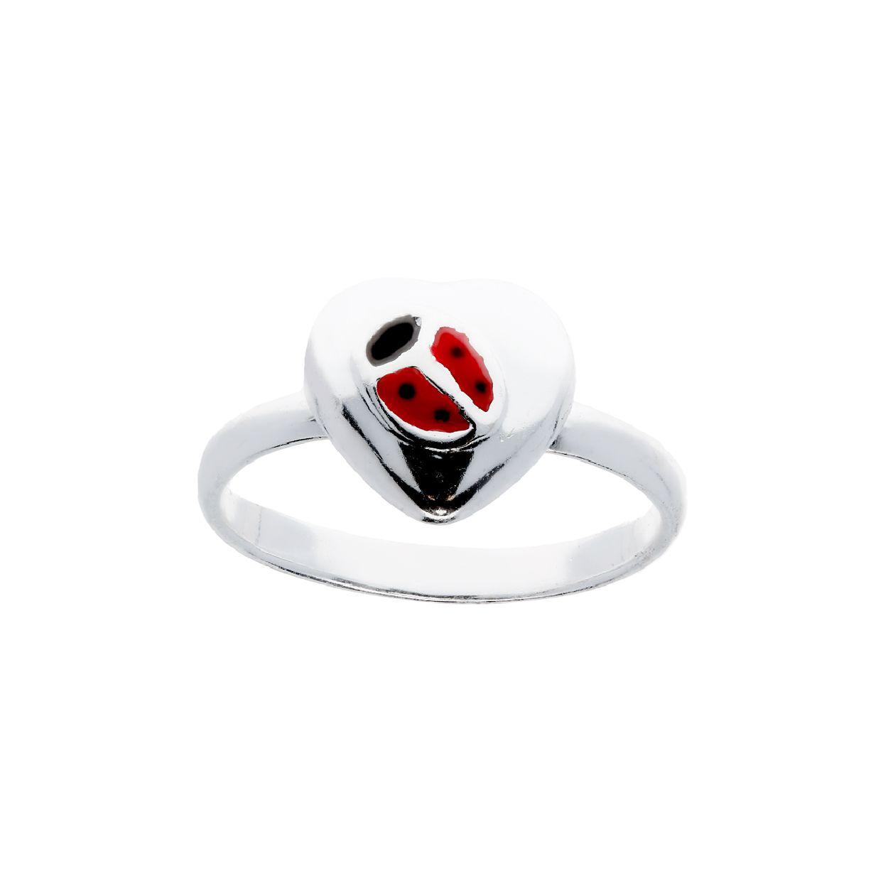 925 sterling zilveren hartjesring uit de Lilly collectie. Deze schattige zilveren kinderring is voorzien van een lieveheersbeestje gezet met rode emaille en een glanzend poli afwerking. Leuk en makkelijk te combineren met vele andere ladybird artikelen uit de Lilly collectie.
 
Lilly - kinder sieraden 
Meisjes zijn nieuwsgierig, een tikkeltje eigenwijs en hebben vaak op jonge leeftijd al een eigen stijl. LillyAs sieradencollectie biedt kindersieraden voor de allerkleinsten, maar ook voor grote stoere meiden! LillyAs sieraden zien er fantastisch uit en zijn sterk genoeg voor ieder avontuur! Met de nieuwe collectie van Lilly valt eindeloos te fantaseren en combineren. Oorbelletjes met de vrolijkste kleuren en kettinkjes met alpacaAs of spetterende glitters!
  
Specificaties
  - 111.6202.46
  - Ring
  - 925 Sterling Zilver
  - 14.50 mm / maat 46
