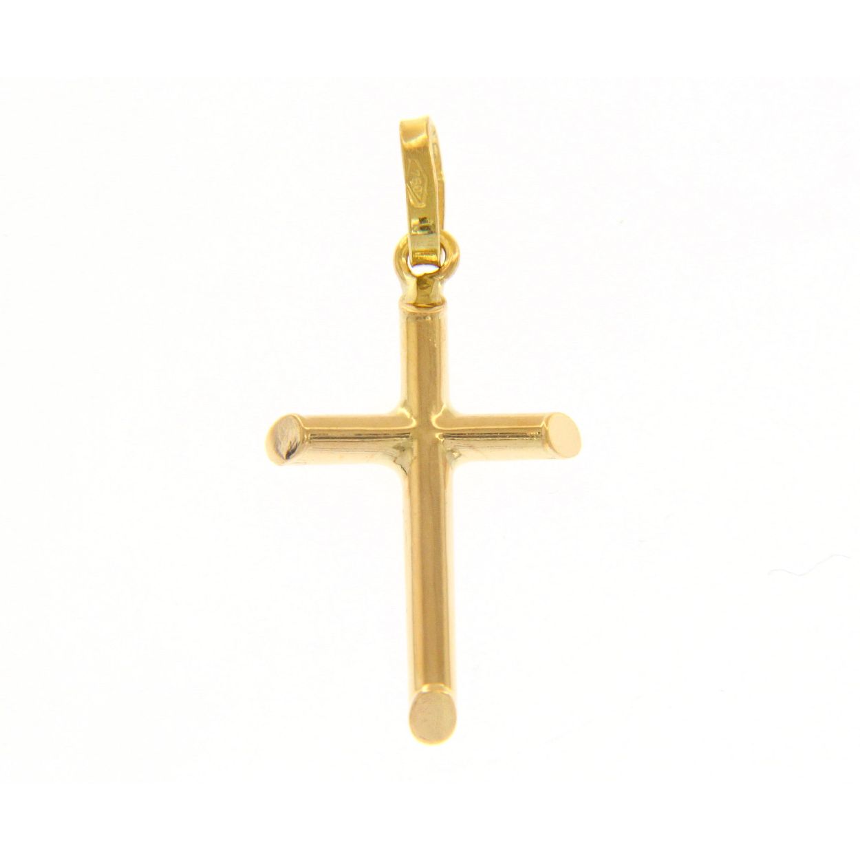 18K geel gouden hanger kruis