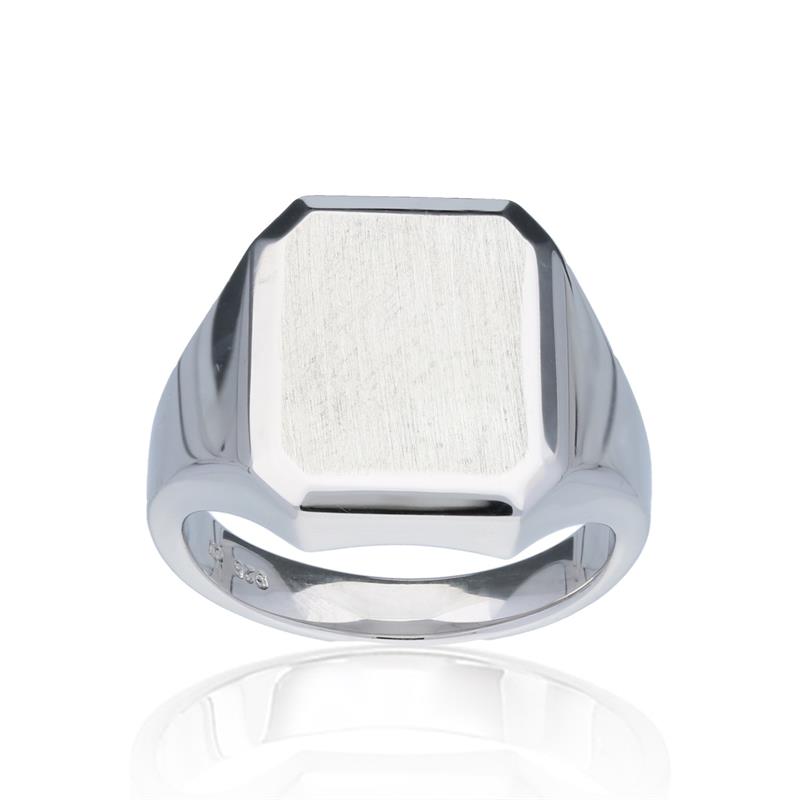 GLOW - 113.0094 - Zegelring - Zilver