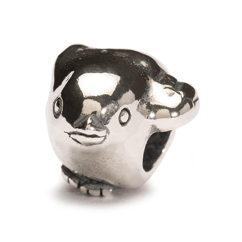 Trollbeads Kuikentje bedel: Vol energie en enthousiasme als hij voor het eerst met zijn kleine vleugels klapt. Je kunt het opgewonden getjilp bijna horen.