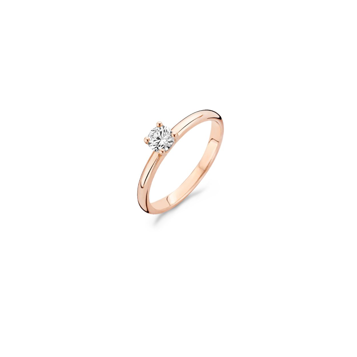 Blush Ring 1133RZI -  Rosé Goud (14Krt.) met Zirconia