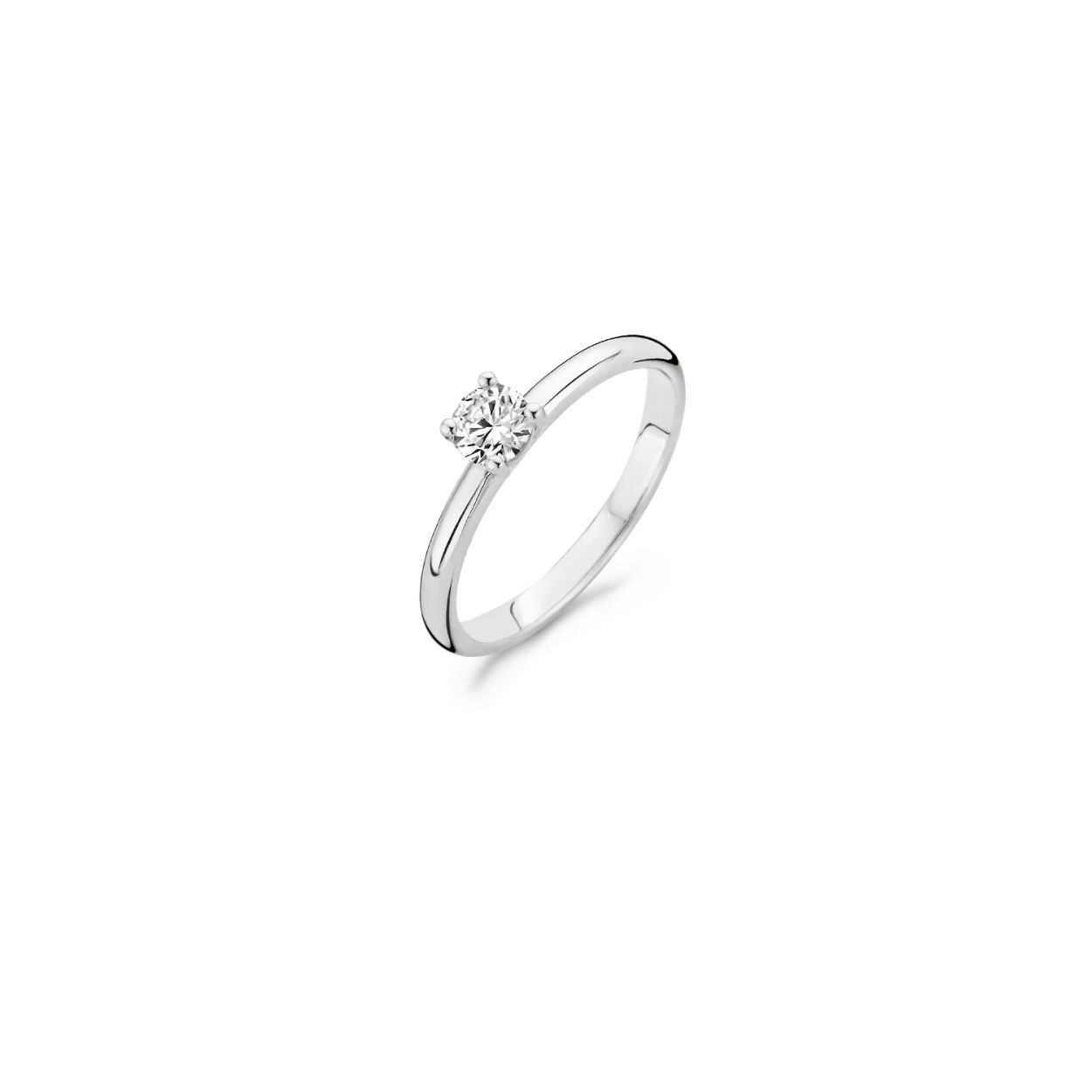 Blush Ring 1133WZI -  Wit Goud (14Krt.) met Zirconia