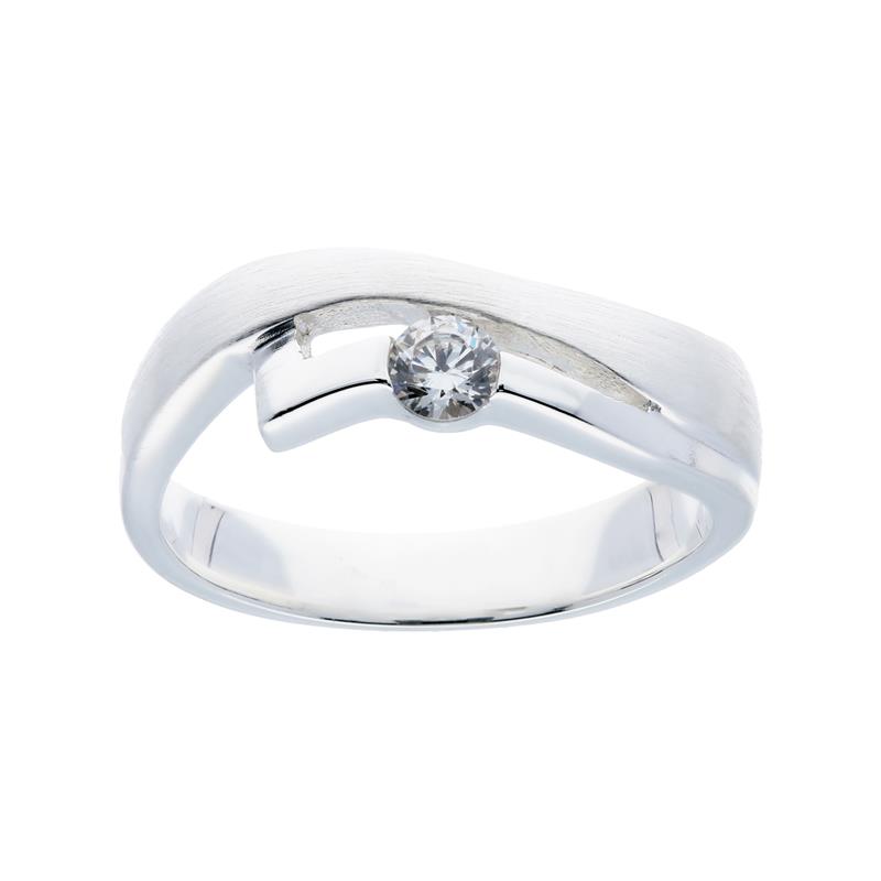 GLOW - 114.0250 - Ring - Zilver - Zirkonia