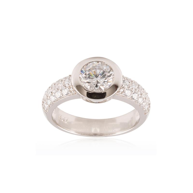 GLOW - 114.0274 - Ring - Zilver - Zirkonia