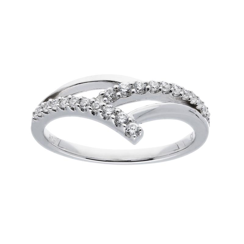 GLOW - 114.0640 - Ring - Zilver - Zirkonia
