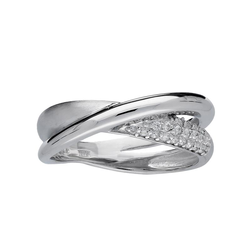 GLOW - 114.5419 - Ring - Zilver - Zirkonia