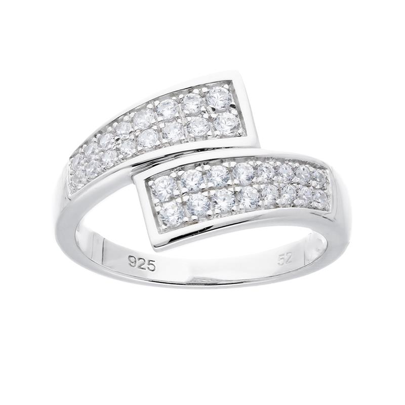 GLOW - 114.6201 - Ring - Zilver - Zirkonia