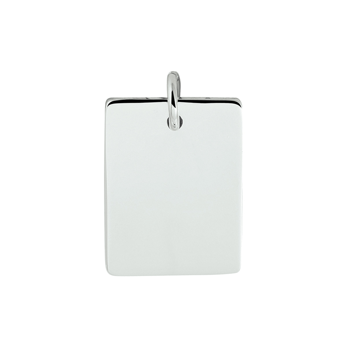 Zilver Graveerhanger 21x14mm 