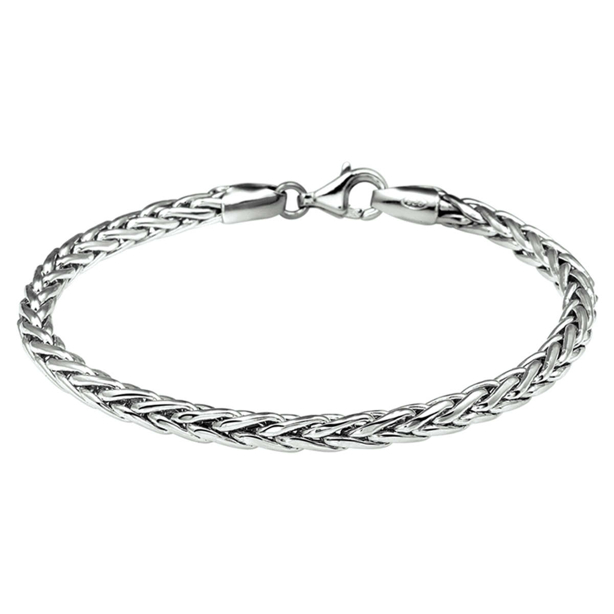 Zilver armband vossestaart 19cm 4,0mm 
