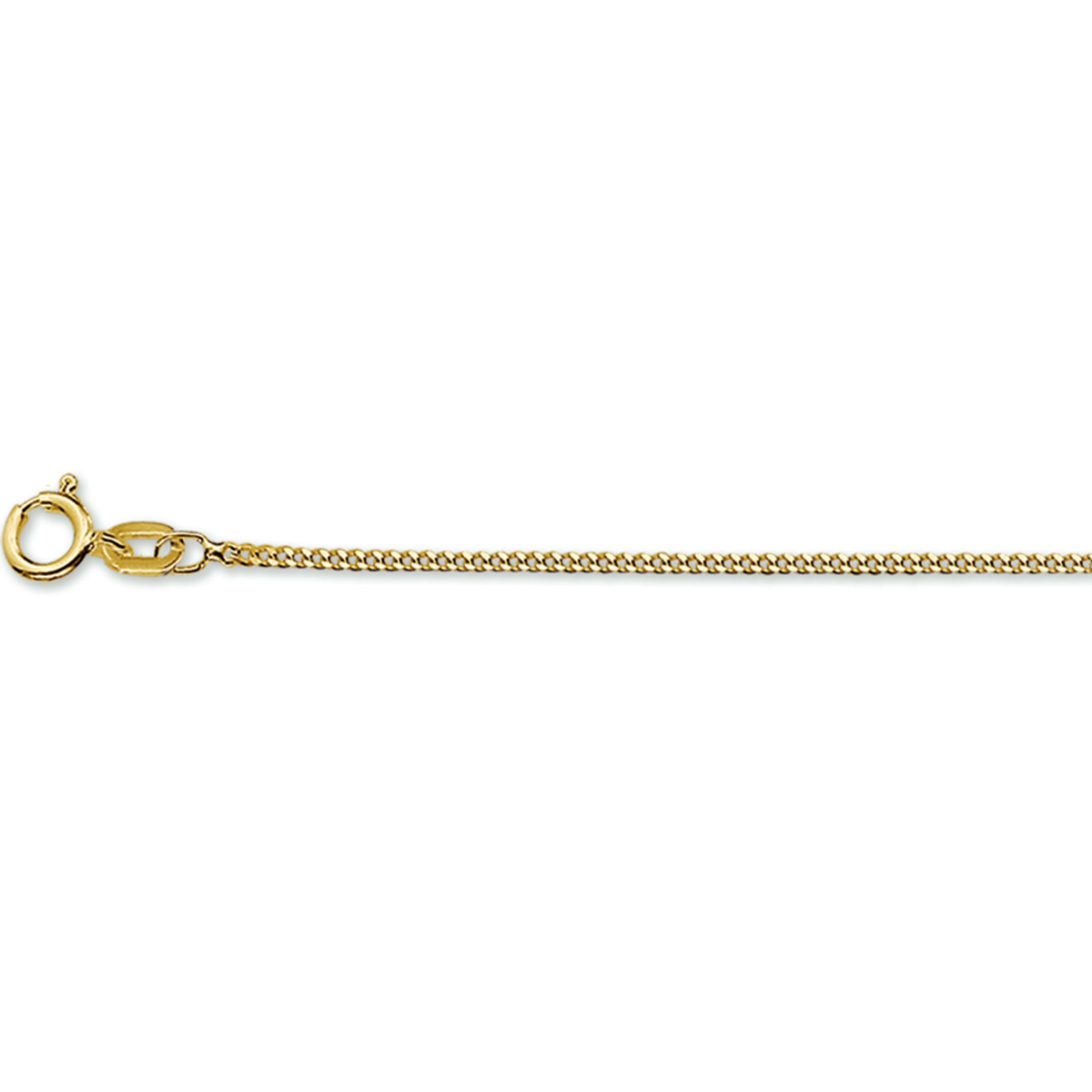 14 krt gourmet collier 41-45 x 1.2mm. Het collier is dus op 3 verschillende lengtes te dragen : 41 , 43 en 45 cm.