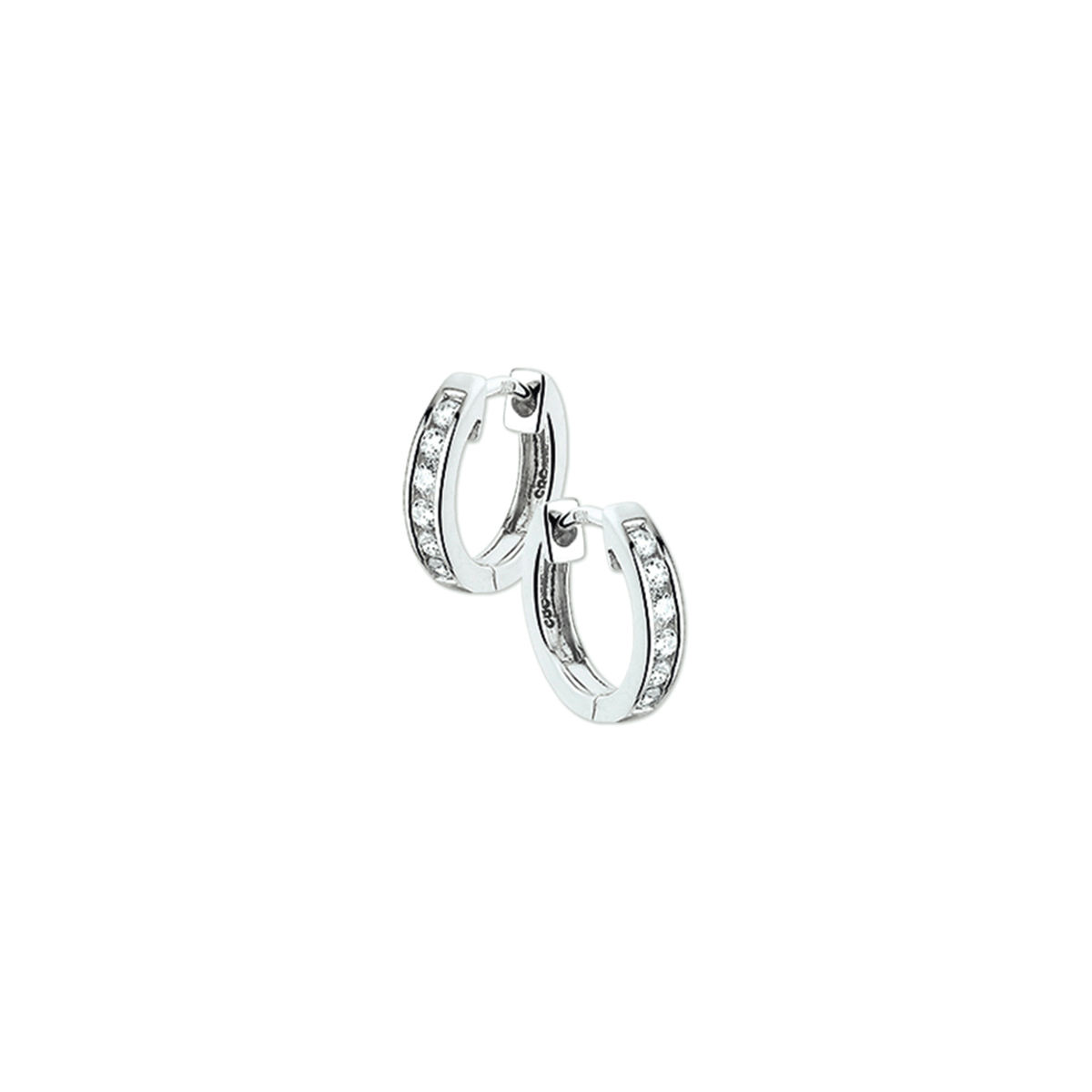 14kt witgoud 11.5x2mm