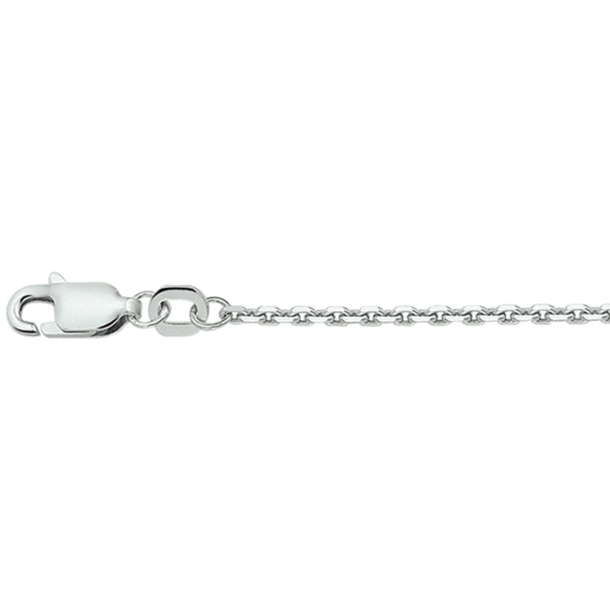 zilver gourmet collier 60cm en 1.6mm dik