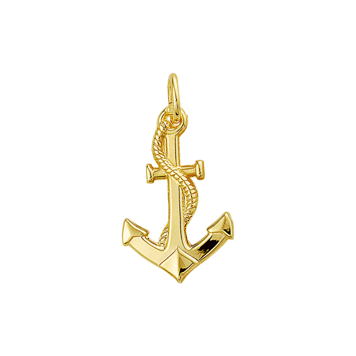 hanger anker 14K geelgoud