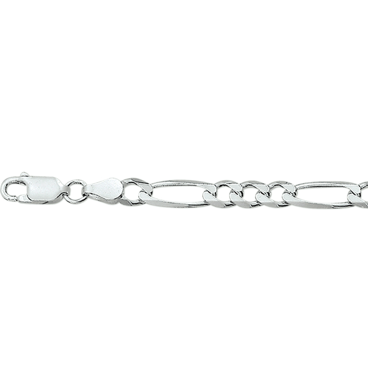 stevige zilveren armband van 19cm
