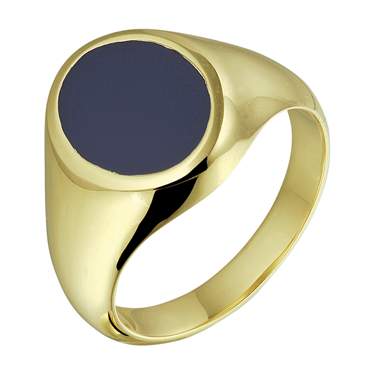 Stijlvolle geelgouden zegelring uitgevoerd met een lagensteen. Glam up your outfit! Combineer deze ring met bijpassende sieraden uit onze collectie. De ring geeft je look direct een chique uitstraling.