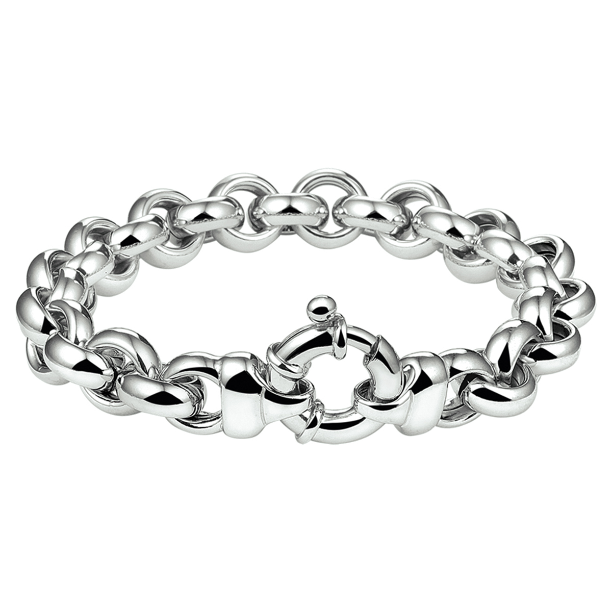Beschrijving: Zilveren armband met jasseron schakel. 
Uniekenummer serie: 29151
Verpakt per: 1
Doelgroep: dames
Breedte: 10 mm
Langste lengte: 20 mm