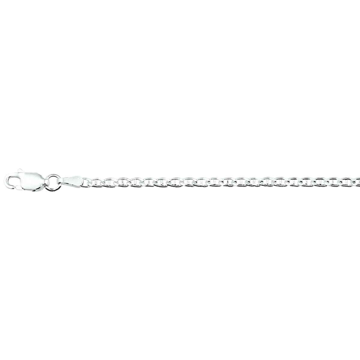 Zilver enkelband 24 cm 