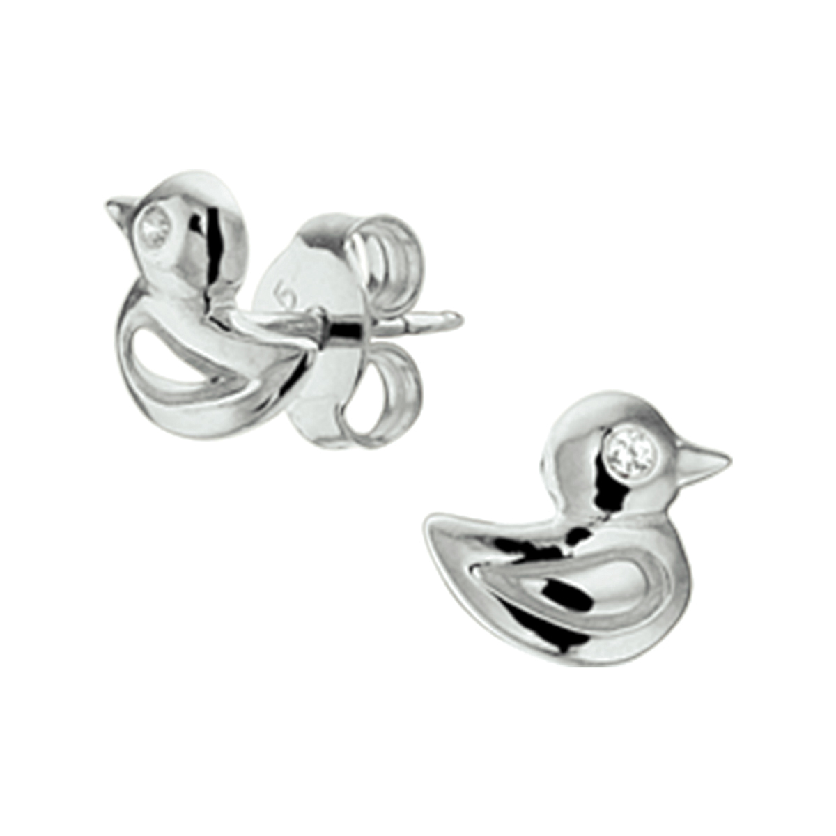 Deze schattige zilveren oorstekers hebben de vorm van eendjes en zijn perfect voor een speelse look. Ze voegen een vleugje plezier toe aan elke outfit en zijn geschikt voor zowel volwassenen als kinderen. De oorstekers zijn makkelijk te combineren met andere sieraden en zijn ideaal voor dagelijks gebruik. Draag ze met trots en laat je innerlijke kind stralen!