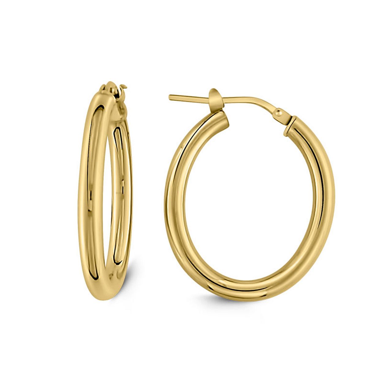 Deze oorringen zijn van het merk My iMenso. Het is een damessieraad gemaakt van ZILVER. De oorringen zijn goud van kleur.