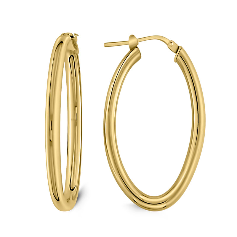 MY iMenso Creoli earring "Ovale" 40mm 