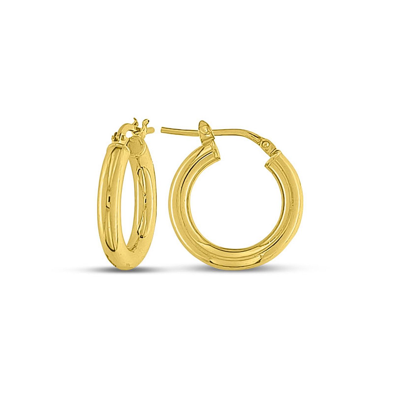 MY iMenso Creoli oorringen "Filo 18,5mm" (925/goud verguld)