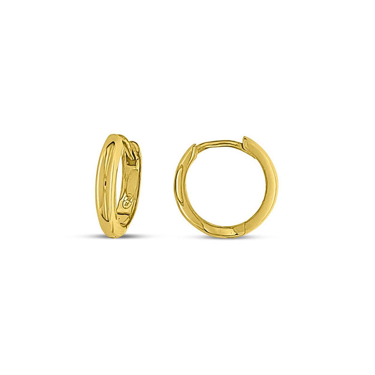 MY iMenso Creoli creol "Mezzo Dritto 14,5mm" (925/goud verguld)